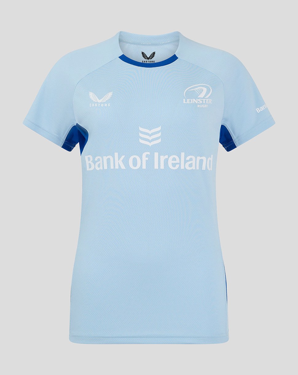 CASTORE LEINSTER PRO PLAYERS SHORT SLEEVE TEE WOMENS - CERULEAN/ SURF THE WEB