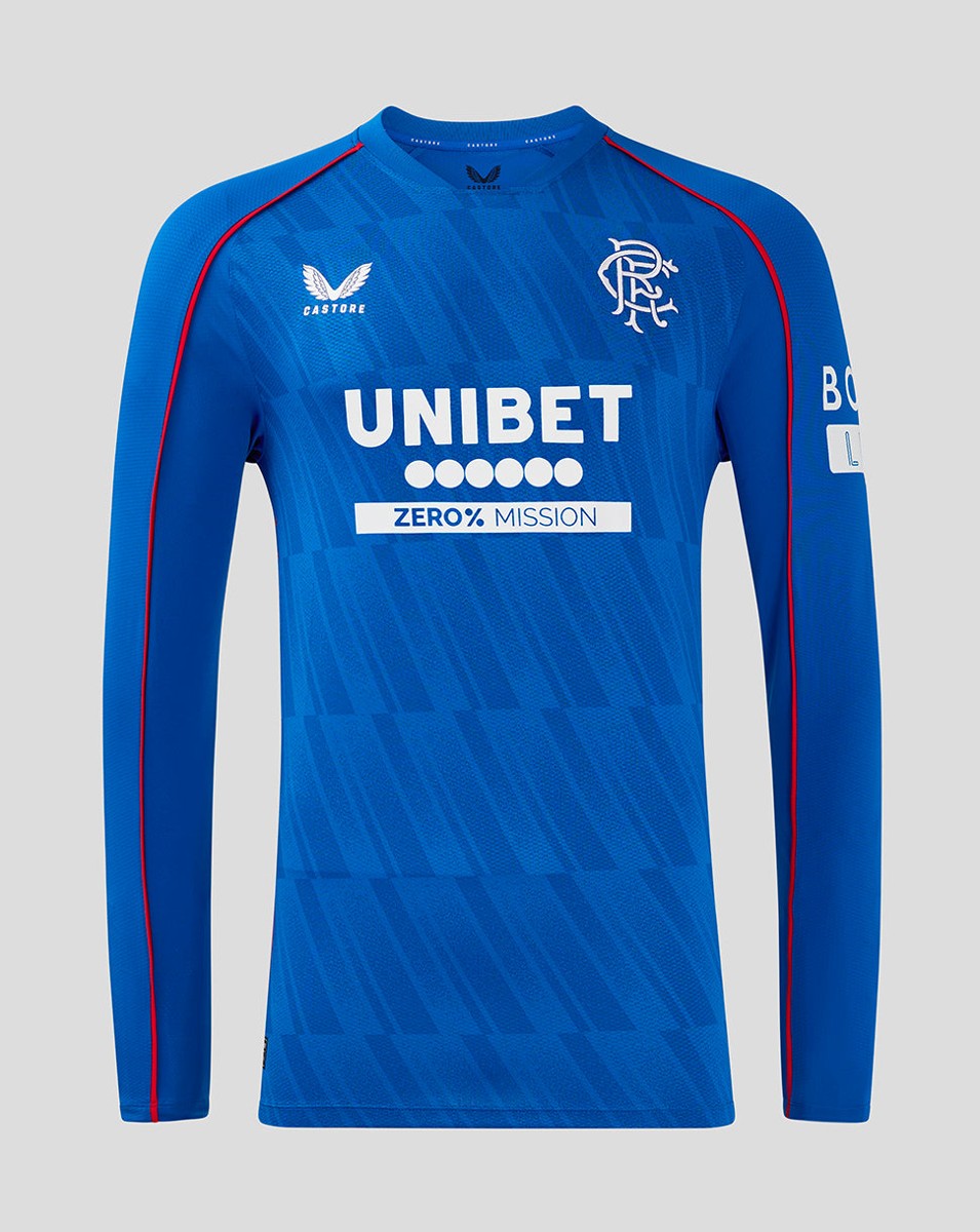 CASTORE RANGERS PRO HOME LS SHIRT - LAPIS BLUE