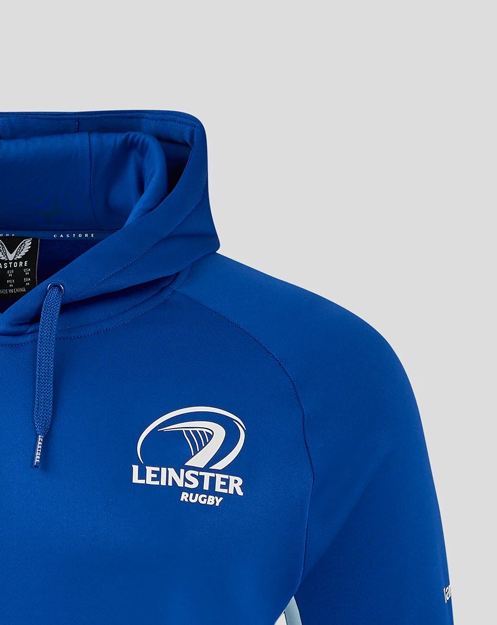 CASTORE LEINSTER PRO PLAYERS OTH HOODY - SURF THE WEB/ CERULEAN