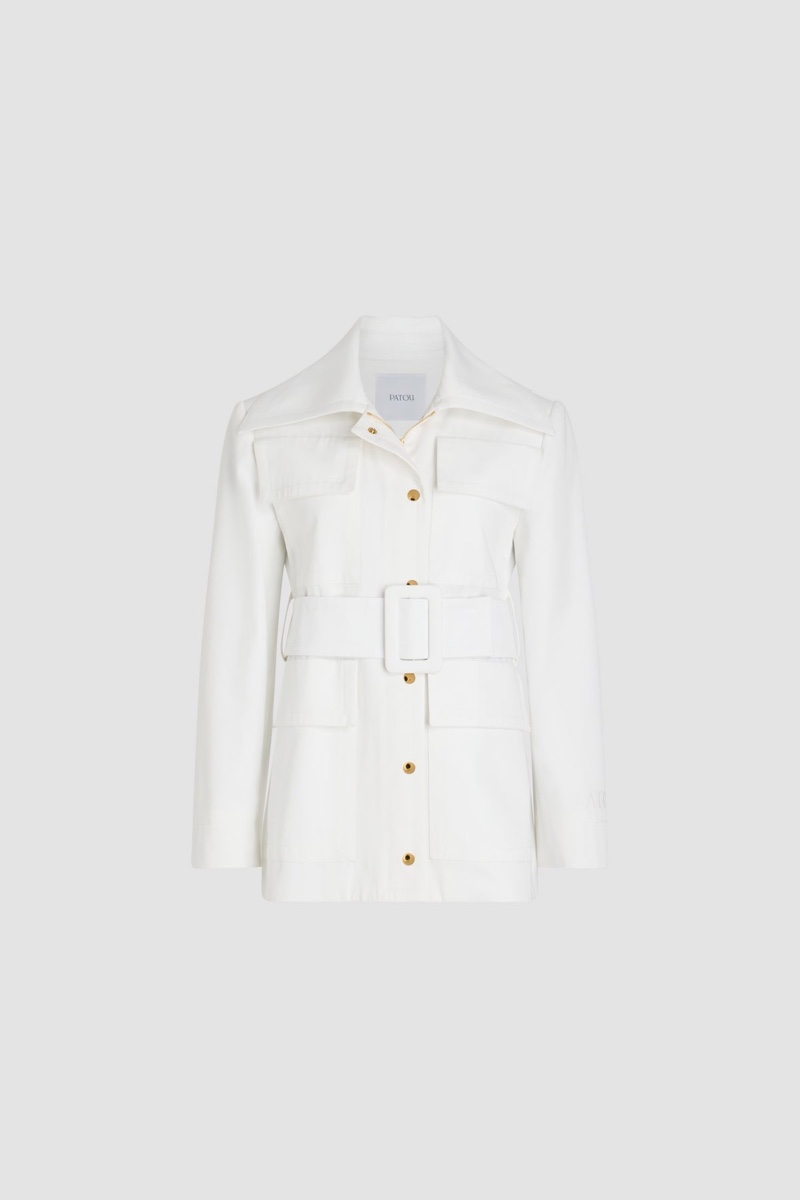 PATOU SAFARI PARKA - WHITE