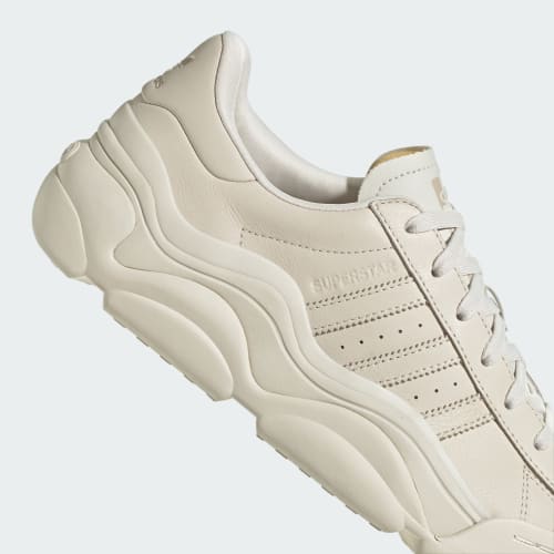 ADIDAS ORIGINALS SUPERSTAR MILLENCON WOMENS TRAINERS - ALUMINA/WONDER BEIGE