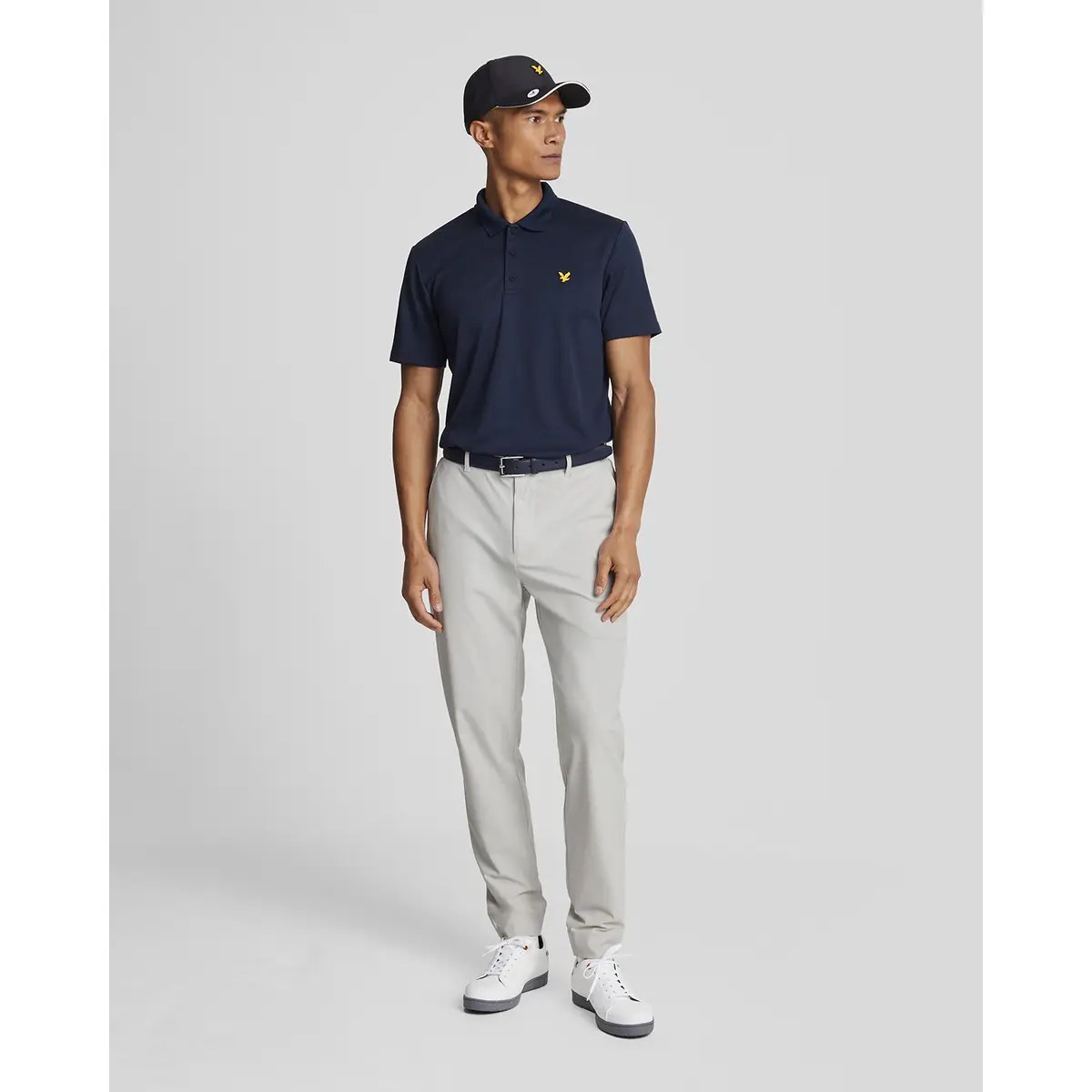 LYLE & SCOTT LIGHTWEIGHT GOLF TECH TRACKIES - PEBBLE