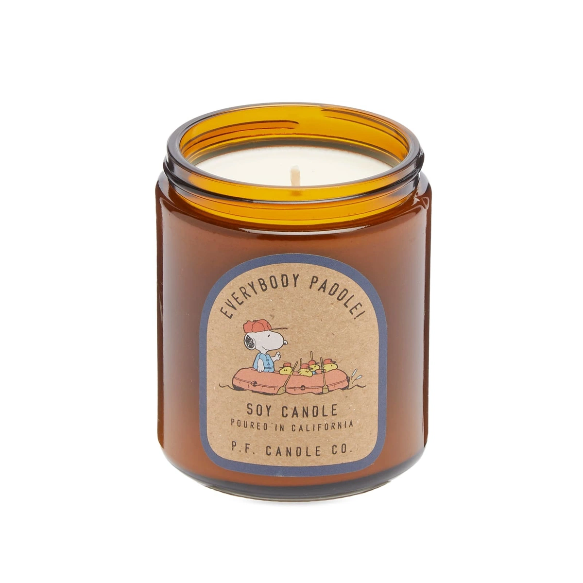 P.F. CANDLE CO EVERYBODY PADDLE!  7.2 OZ SOY CANDLE - BROWN