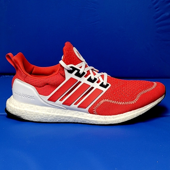 ADIDAS ULTRABOOST 1.0 TRAINERS - ACTIVE RED/CORE BLACK