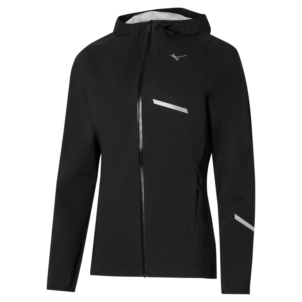 MIZUNO WOMENS WATERPROOF 20K ER JACKET - BLACK