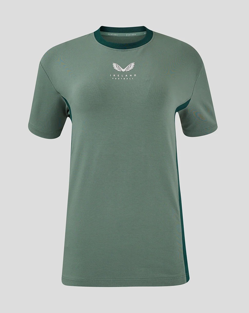 CASTORE FAI TRAVEL SS TEE WOMENS - DARK FOREST/PONDEROSA PINE