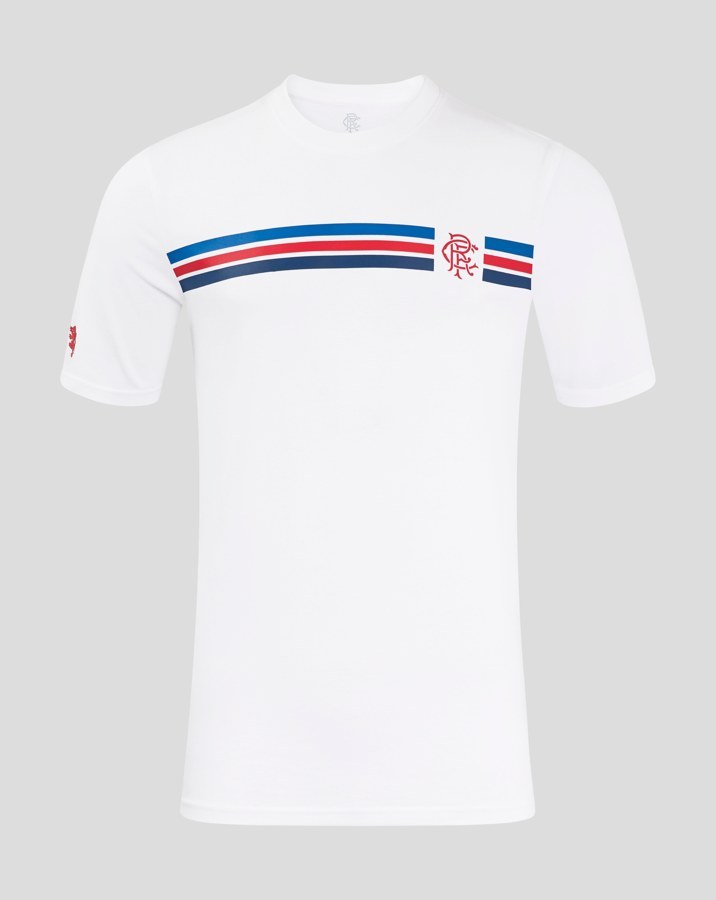 CASTORE RANGERS CLASSIC COTTON TEE 1 - BRILLIANT WHITE