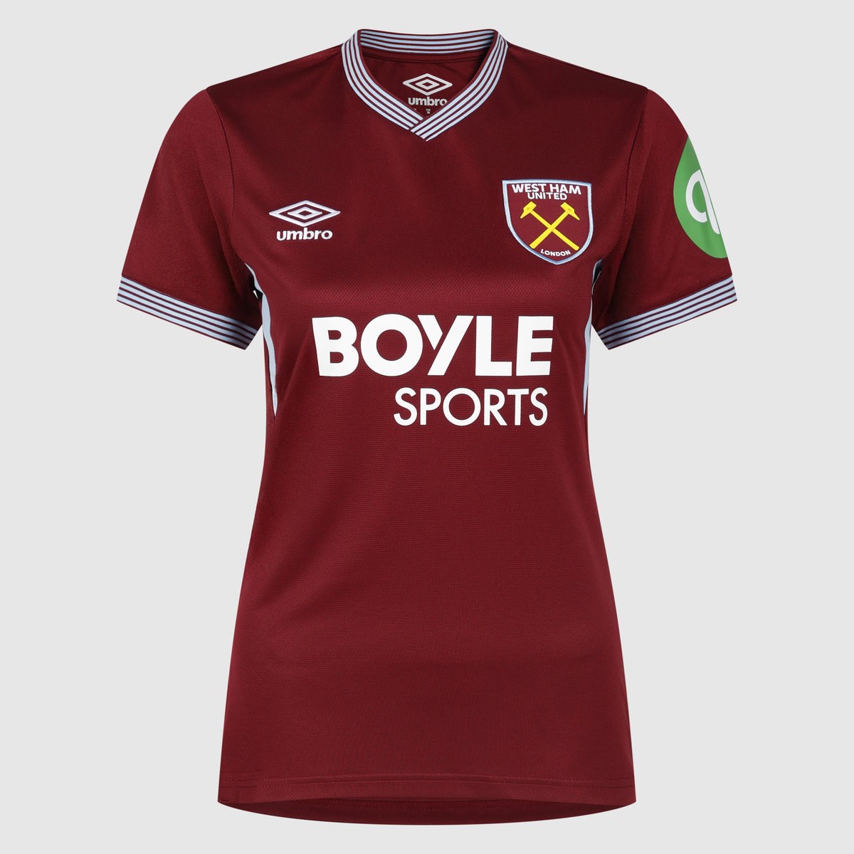 UMBRO WEST HAM 25/26 HOME SHIRT WOMENS - NEW CLARET