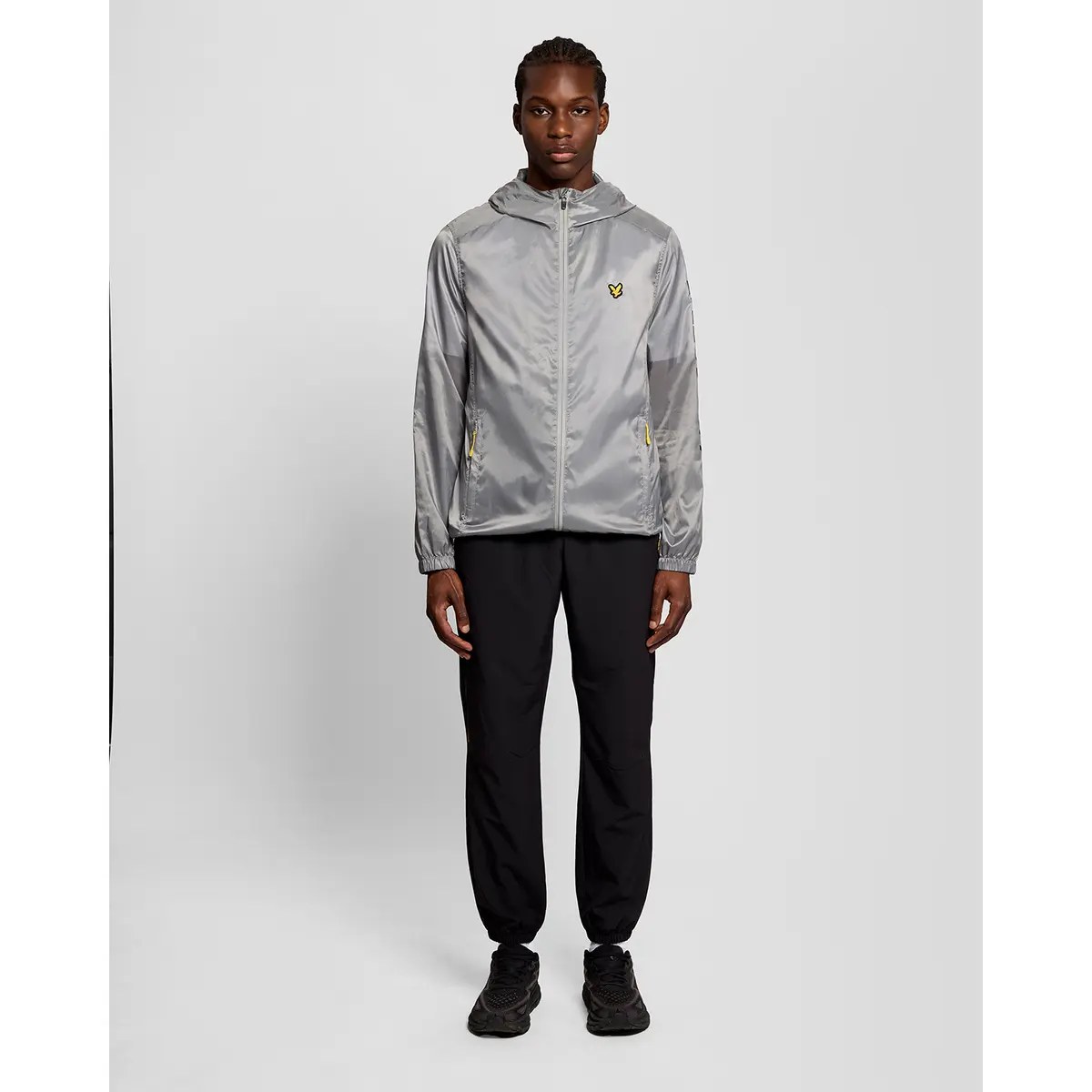 LYLE & SCOTT SLEEVE BRANDED JACKET - ULTIMATE GREY