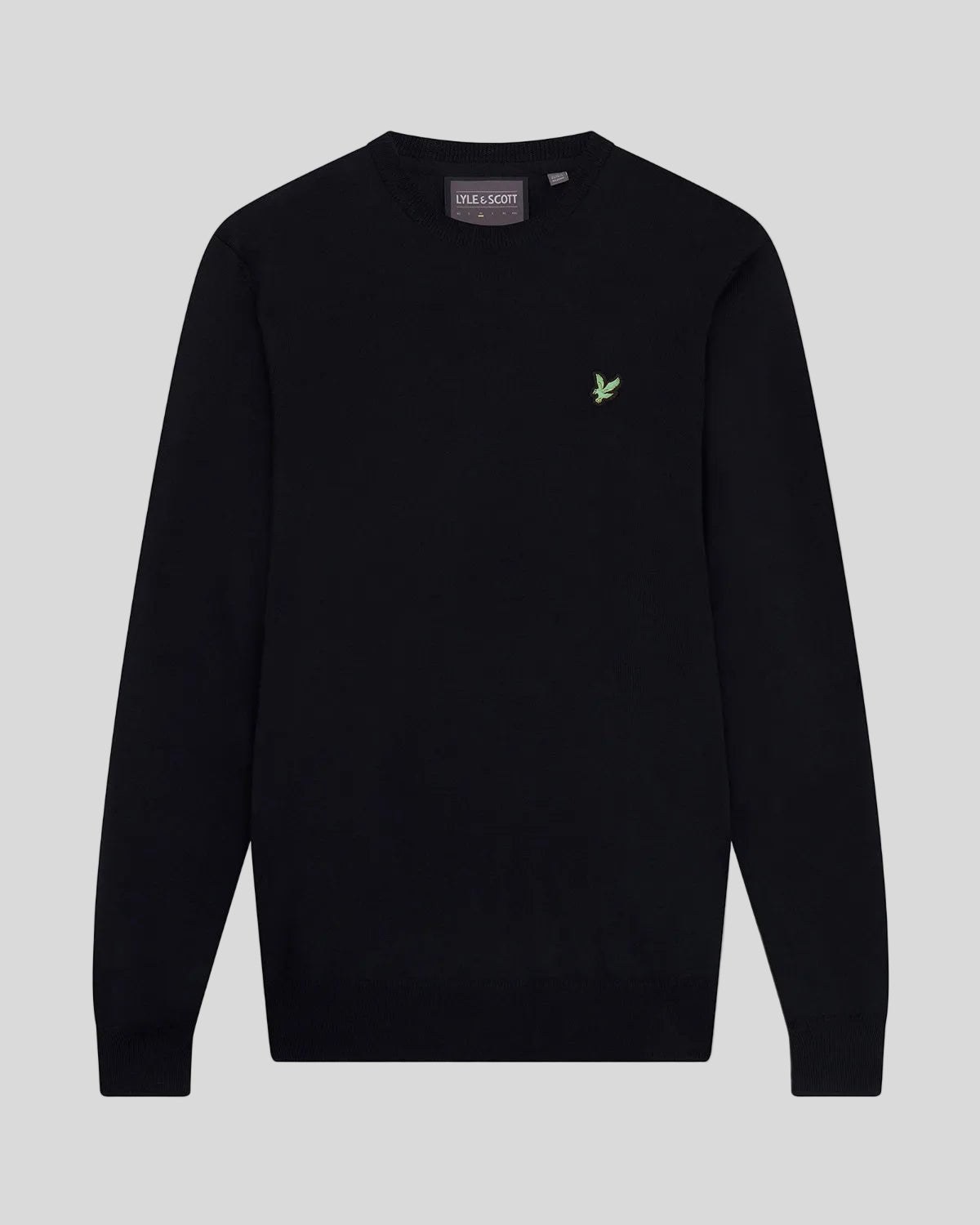 LYLE & SCOTT GOLF POLYBLEND CREW NECK PULLOVER - DARK NAVY