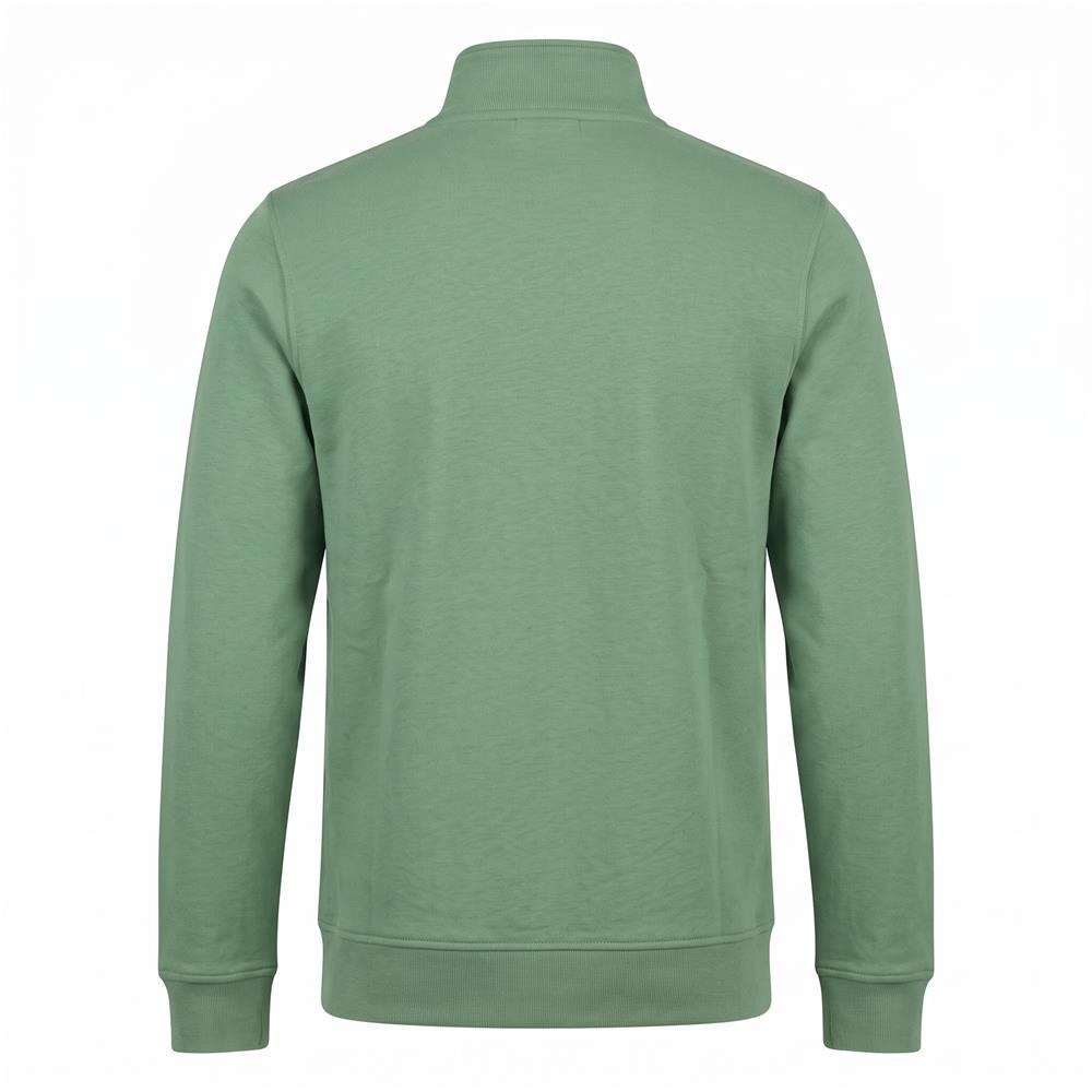 LYLE & SCOTT GOLF QUARTER ZIP MIDLAYER - SMOKE GREEN