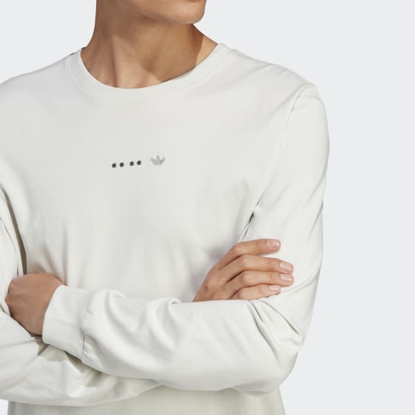 ADIDAS LOGO LS TEE     ORBGRY