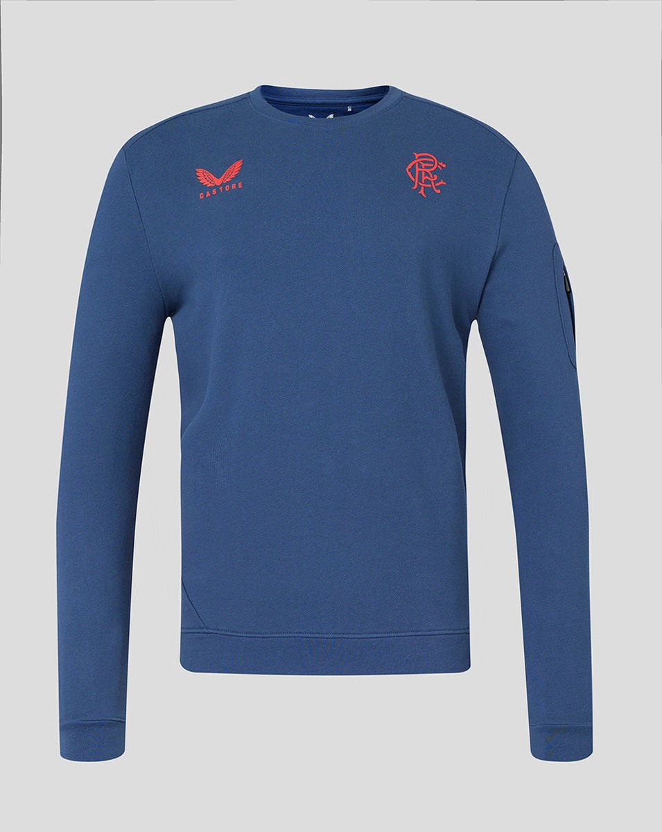 CASTORE RANGERS CREW SWEATSHIRT - DARK DENIM