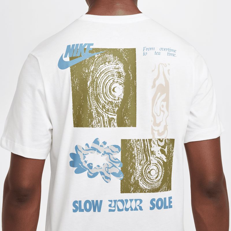 NIKE SLOW YOUR SOLE TEE - WHITE
