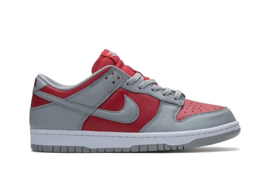 NIKE DUNK LOW QS - VARSITY RED/SILVER/WHITE