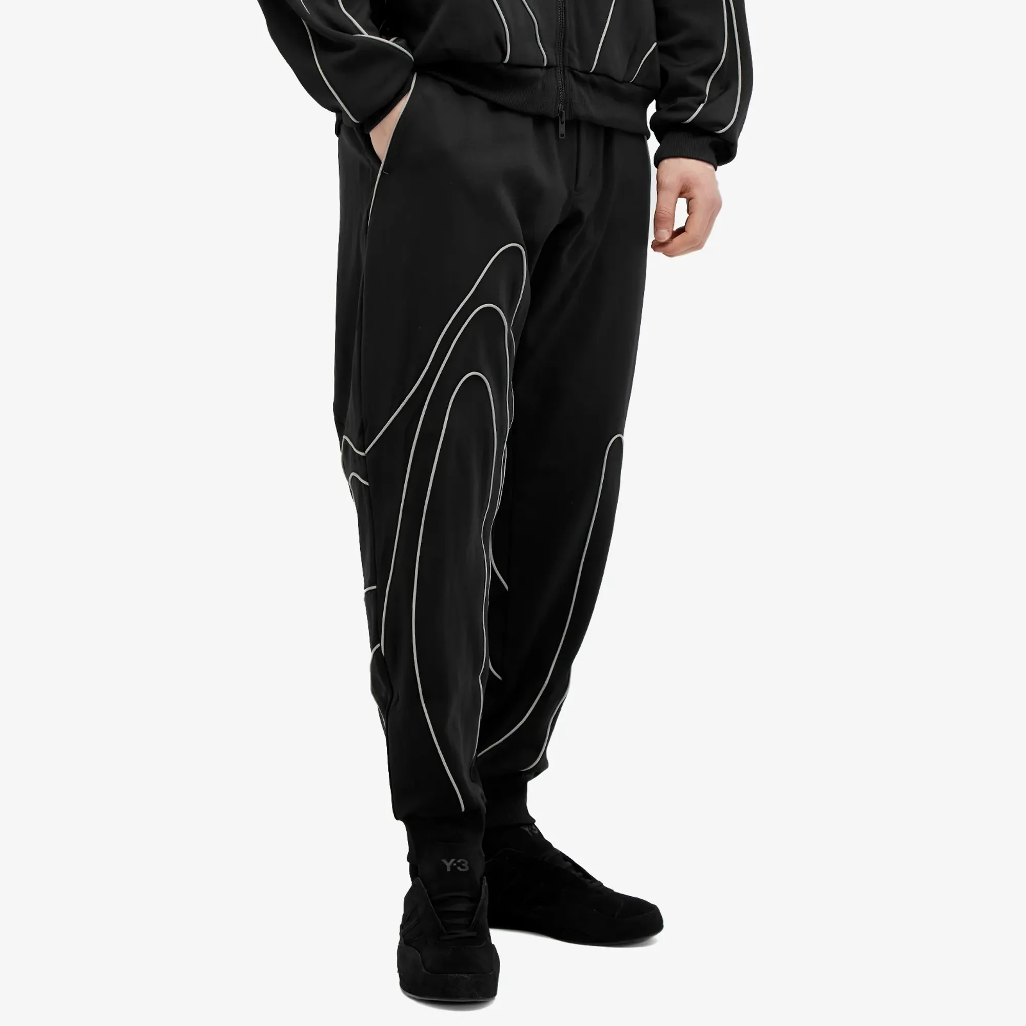 ADIDAS ORIGINALS MENS Y-3 TRACK PANTS