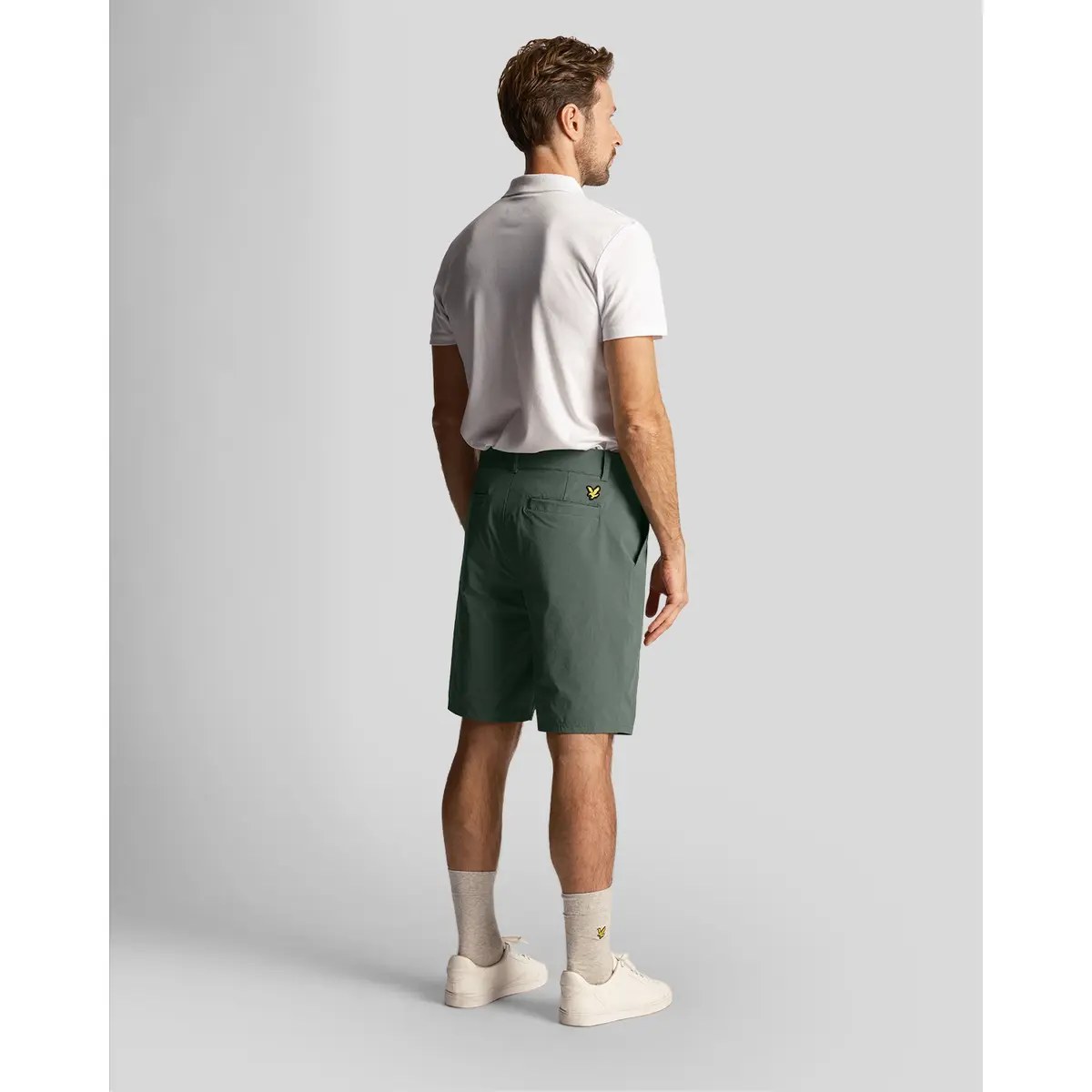 LYLE & SCOTT GOLF TECH SHORTS - CACTUS GREEN