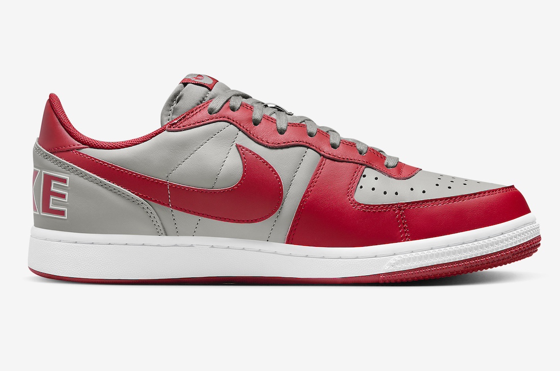 NIKE TERMINATOR LOW TL TRAINERS - MED GREY/VARSITY RED/WHITE