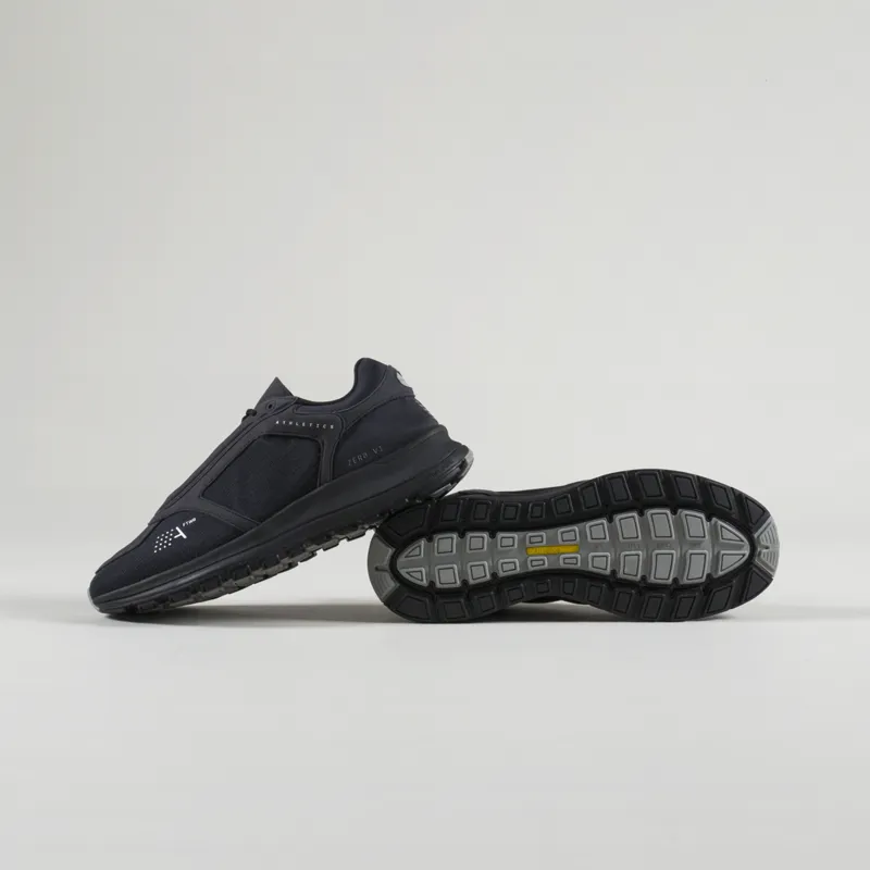 ATHLETICS FOOTWEAR ZERO V1 TRAINERS - JET BLACK