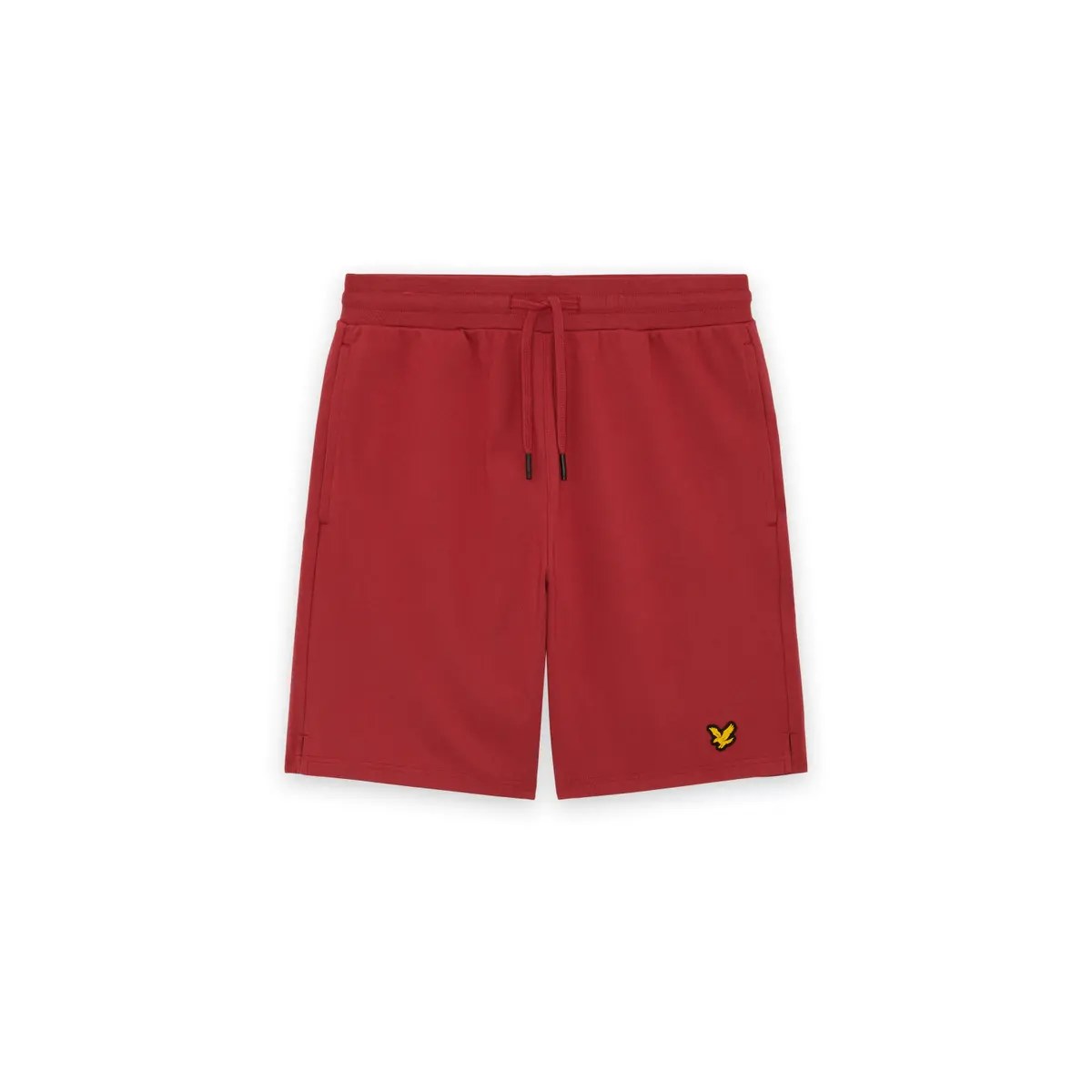 LYLE & SCOTT FLY FLEECE SHORTS - GARNET