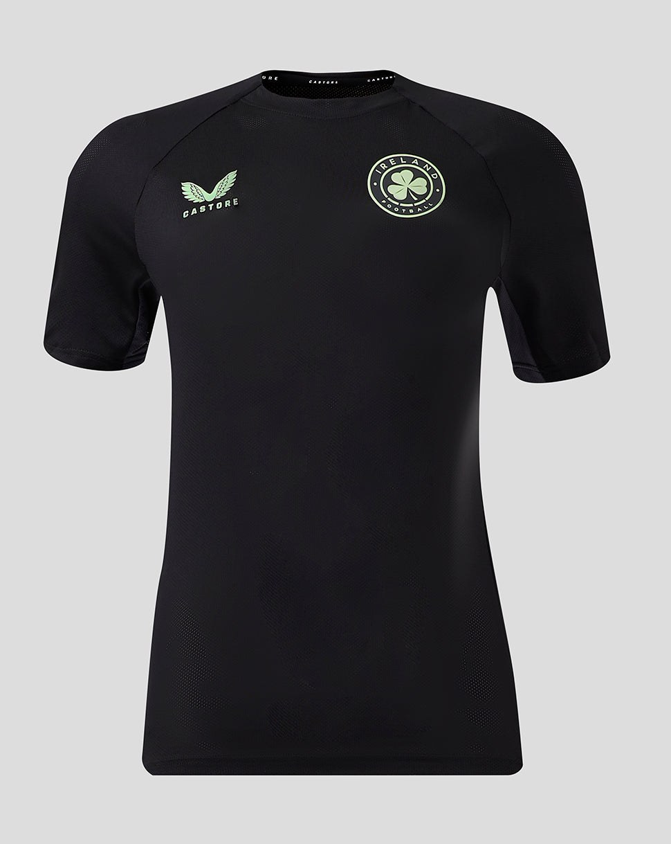 CASTORE FAI PRO COACHES TRAINING SHORT SLEEVE TEE WOMENS - CAVIAR/EBONY