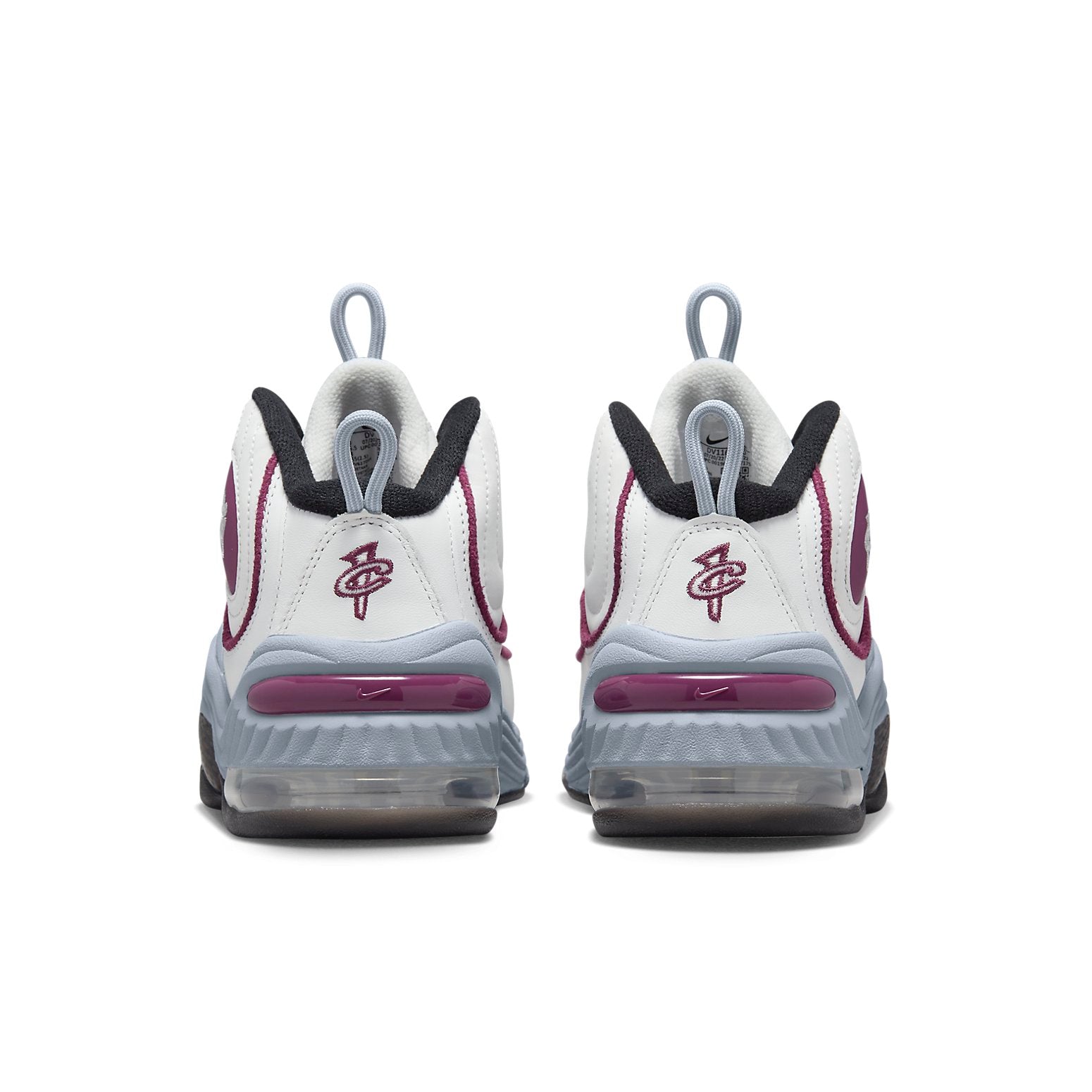 NIKE W AIR PENNY II TRAINERS - SUMMIT WHITE/ROSEWOOD/WOLF GREY/BLACK/CLEAR
