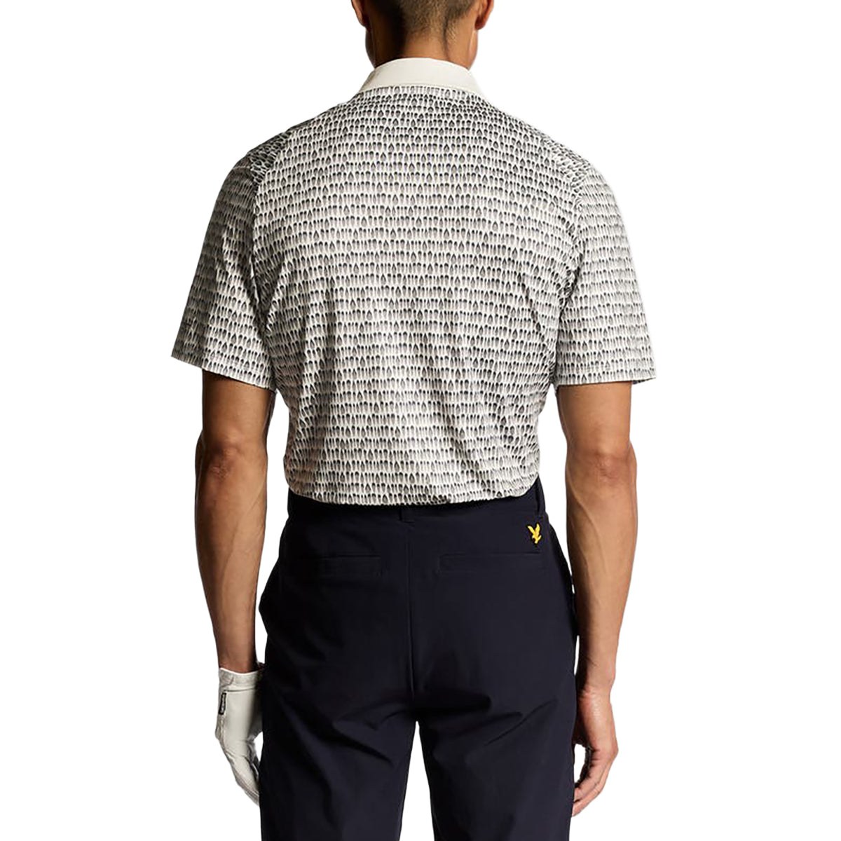 LYLE & SCOTT GOLF DIVOT POLO SHIRT - WHITE