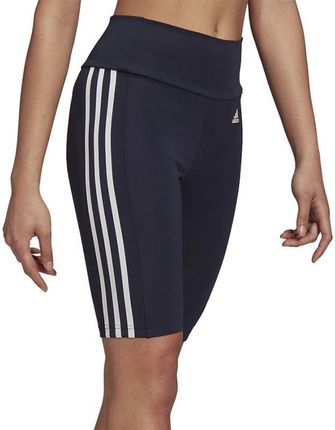 ADIDSA WOMENS 3-STRIPE SHORT TIGHT LEGINK/WHI