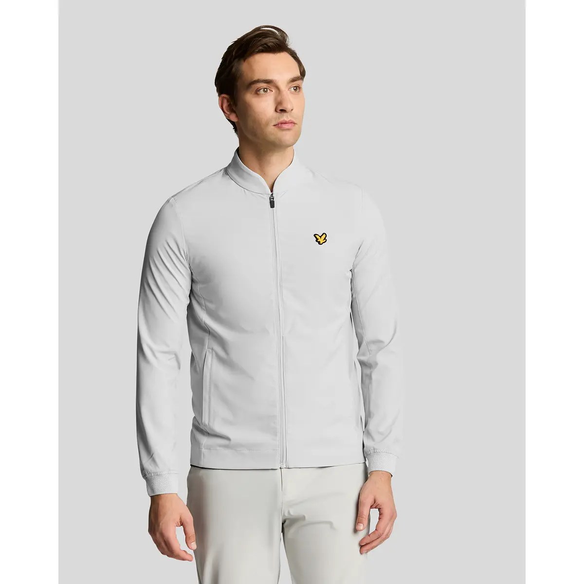 LYLE & SCOTT LIGHTWEIGHT GOLF JACKET - PEBBLE
