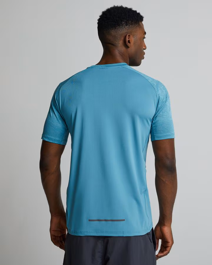 OAKLEY CAMO JACQUARD TEE - PACIFIC