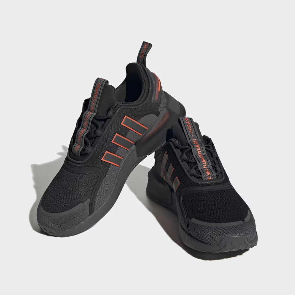 ADIDAS ORIGINALS NMD_V3 TRAINERS - CORE BLACK/SOLAR ORANGE