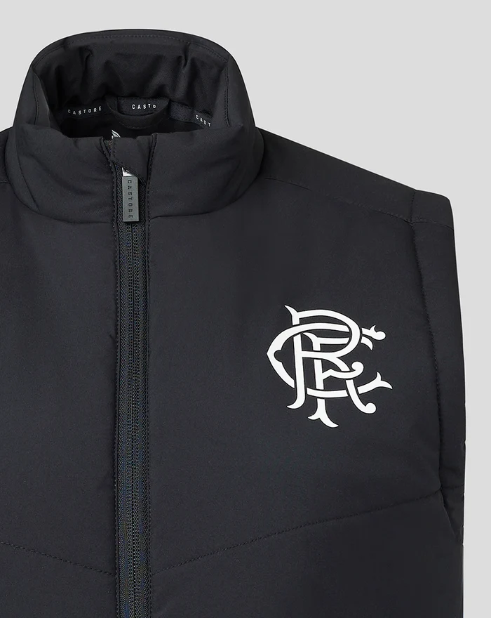 CASTORE RANGERS PLAYERS MATCH DAY BENCH GILET WOMENS - PEACOAT NAVY