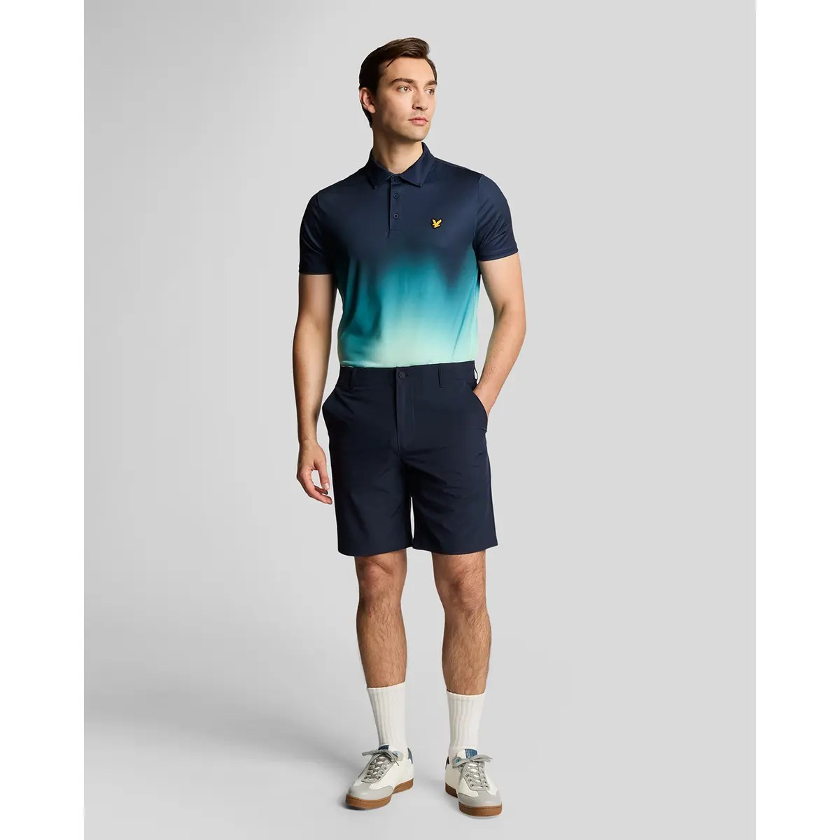 LYLE & SCOTT 5 POCKET GOLF SHORTS - DARK NAVY