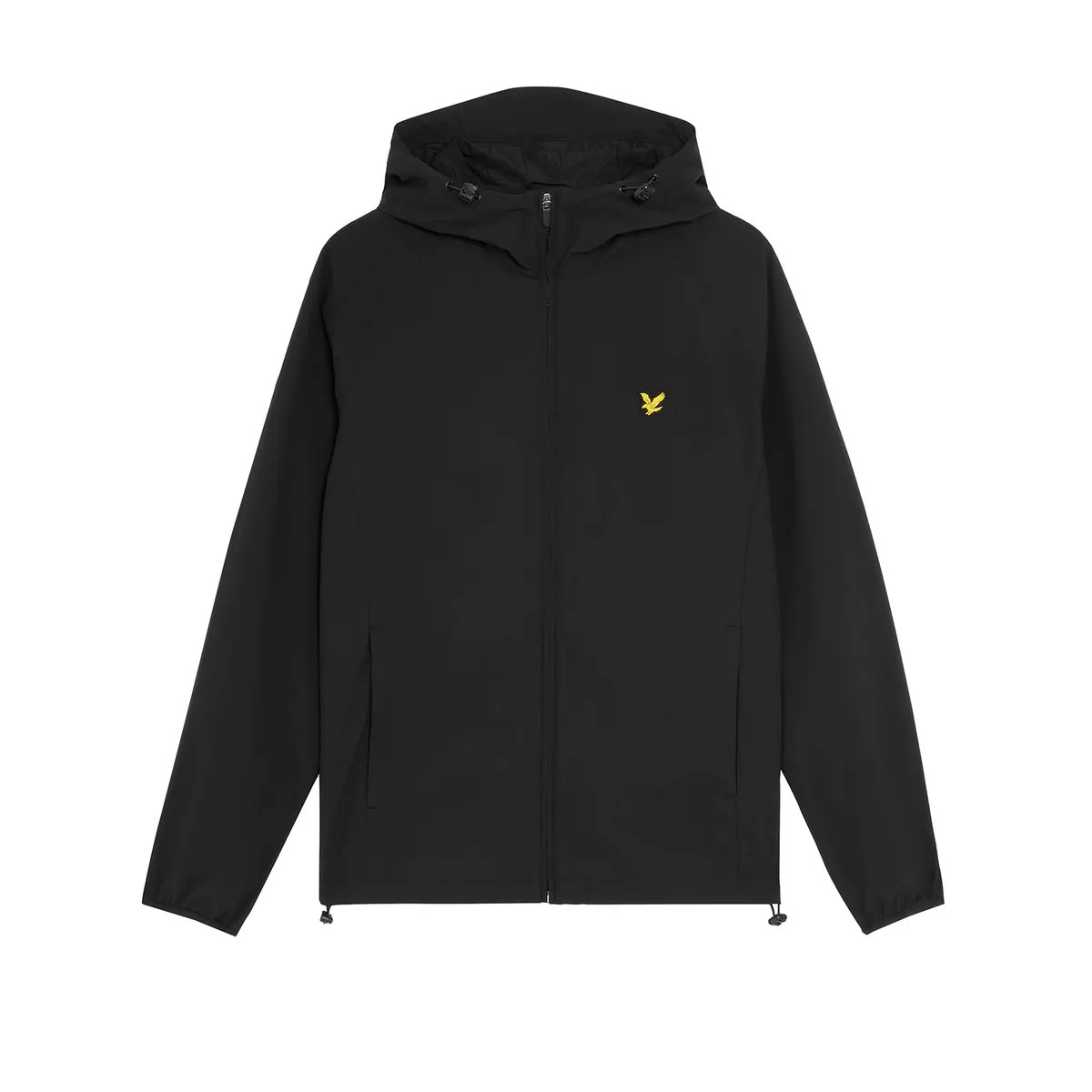 LYLE & SCOTT ACTIVE ZIP THROUGH JACKET - JET BLACK