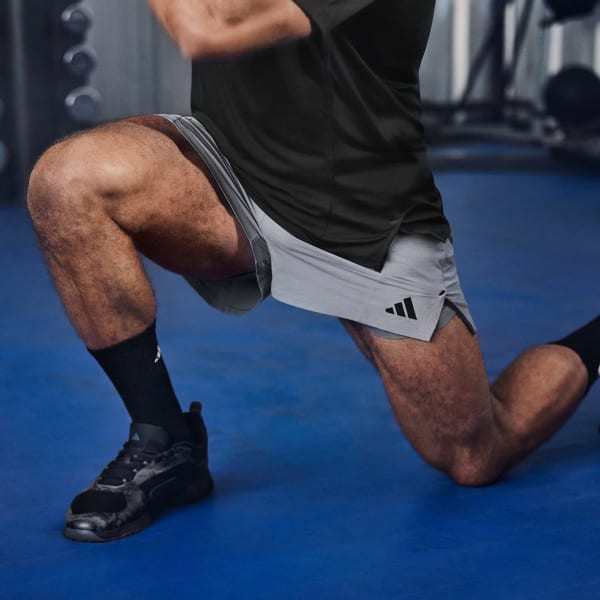 ADIDAS MENS D4T PS SHORTS       GRETHR/BLA