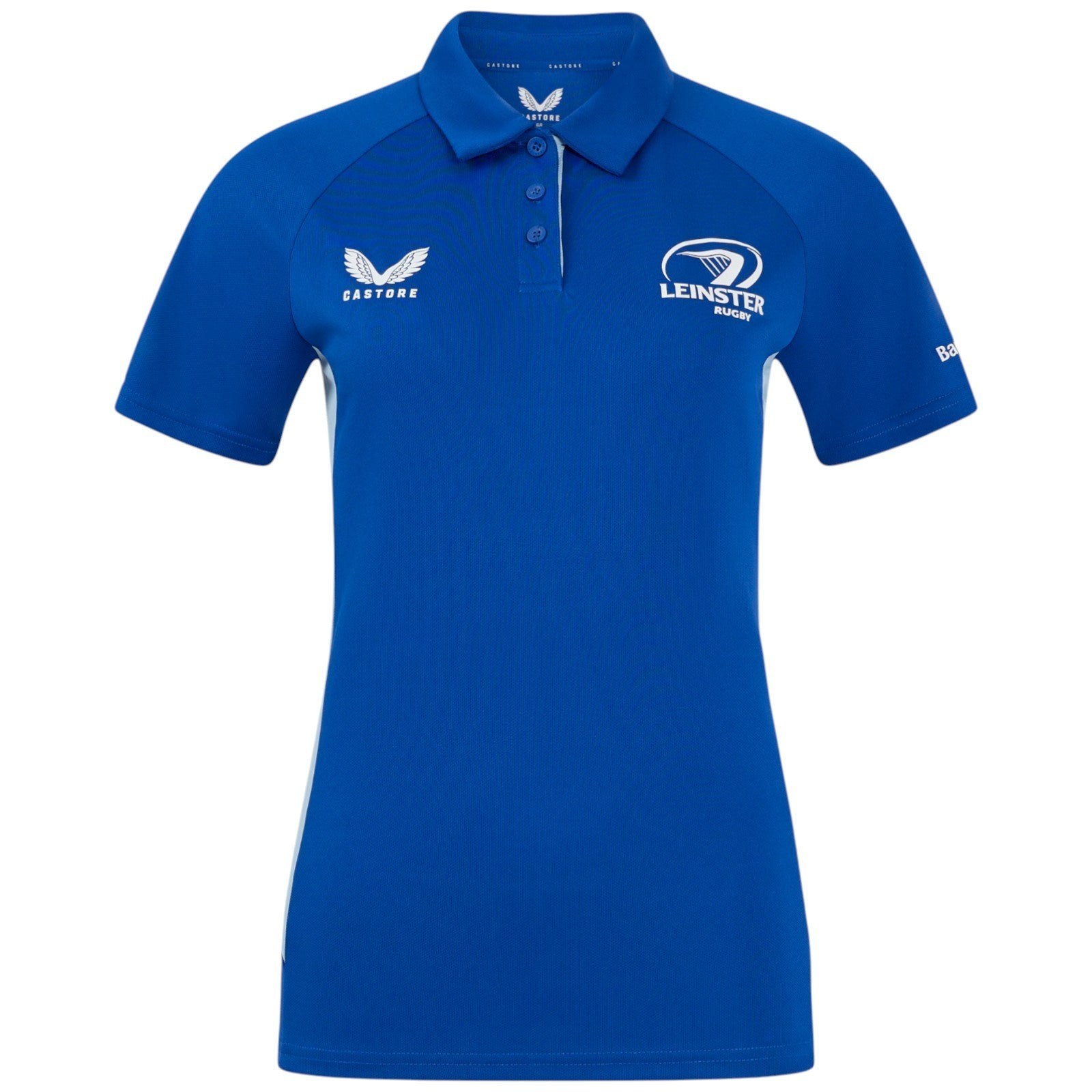 CASTORE LEINSTER PRO PLAYERS MEDIA POLO WOMENS - SURF THE WEB/ CERULEAN