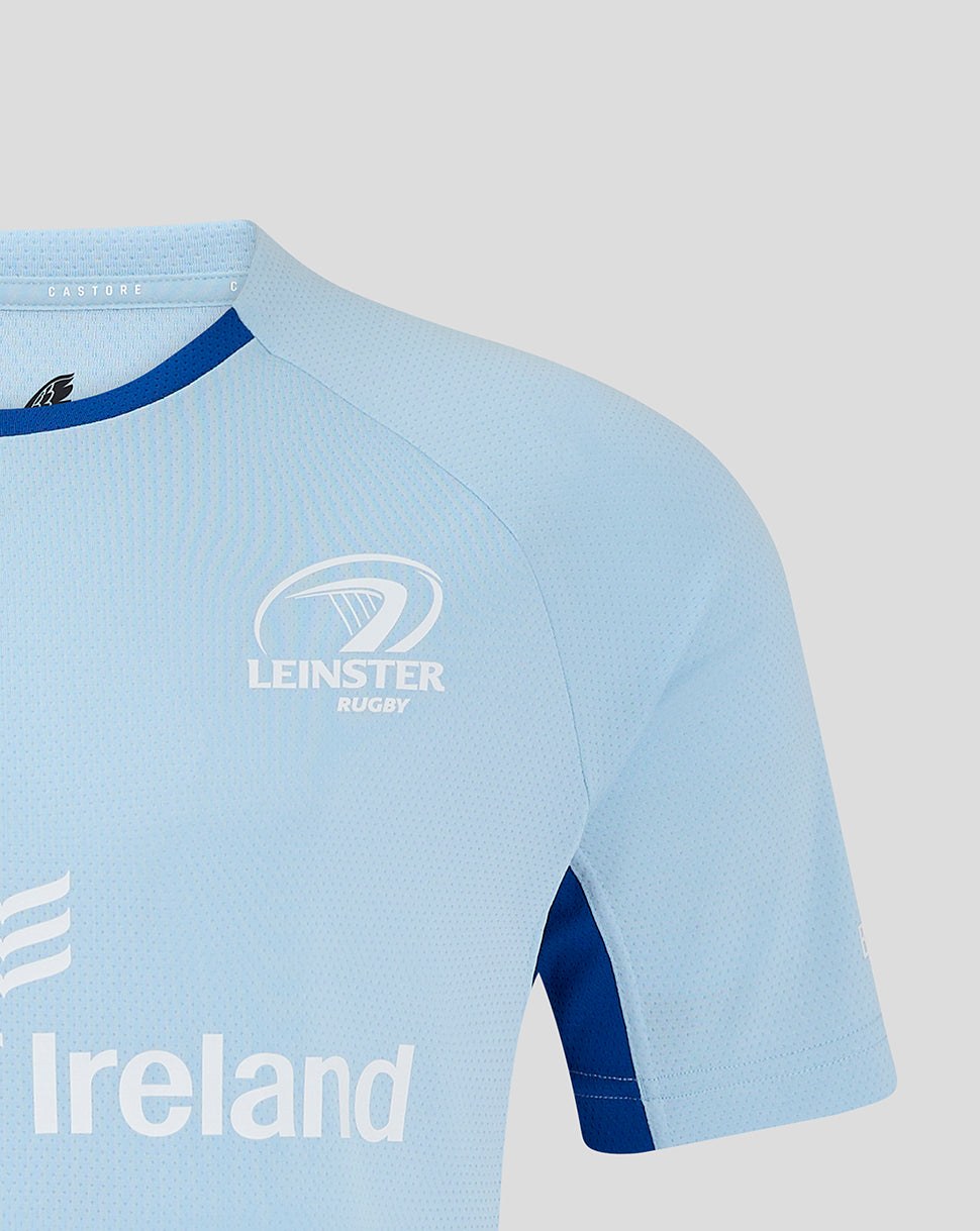 CASTORE LEINSTER PRO PLAYERS SHORT SLEEVE TEE - CERULEAN/ SURF THE WEB