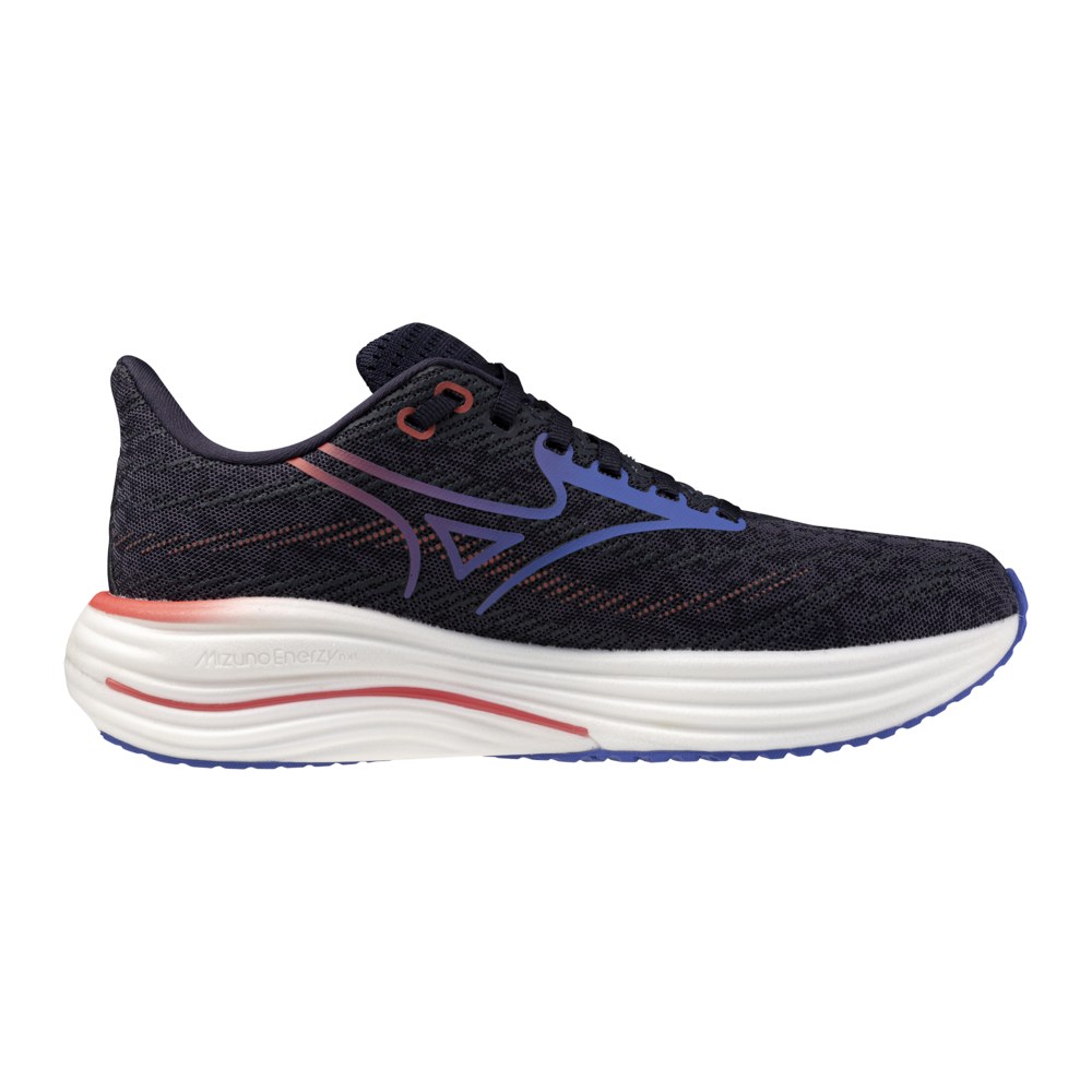 MIZUNO WAVE RIDER 29 WOMENS - ODYSSEY GRAY/IRIS BLOOM