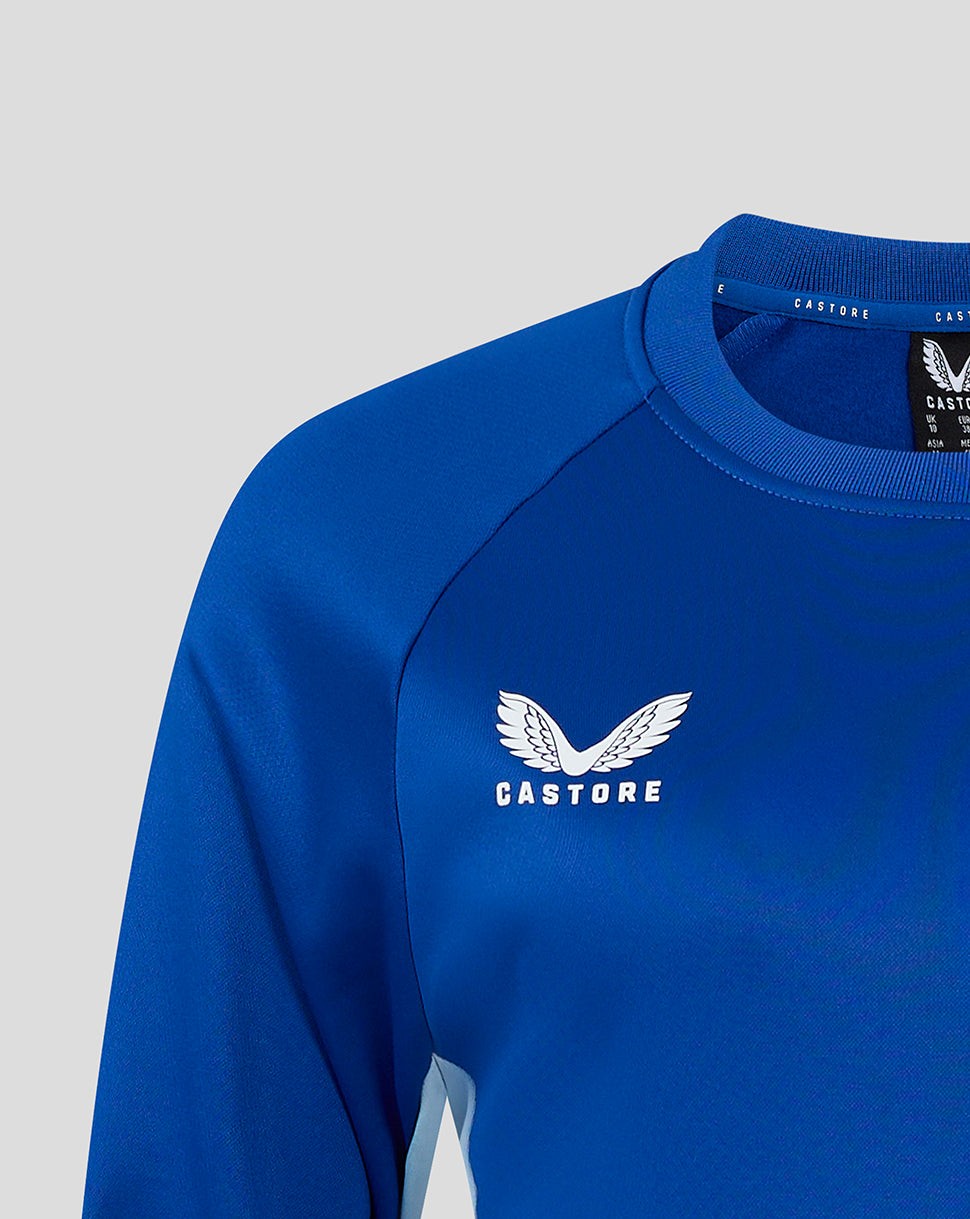 CASTORE LEINSTER PRO PLAYERS SWEATSHIRT WOMENS - SURF THE WEB/ CERULEAN