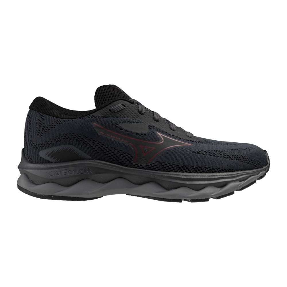 MIZUNO WAVE SERENE GTX WOMENS - EBONY/RUMBA RED/BLACK