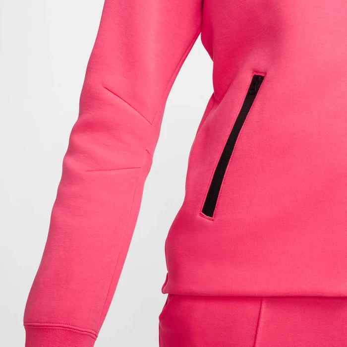 NIKE W NSW TCH FLC WR FZ HDY - ASTER PINK/BLACK