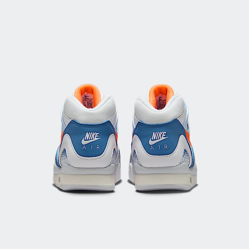 NIKE AIR TECH CHALLENGE II QS TRAINERS - WHITE/TART/STONE BLUE/FOOTBALL GREY/PURE PLATINUM
