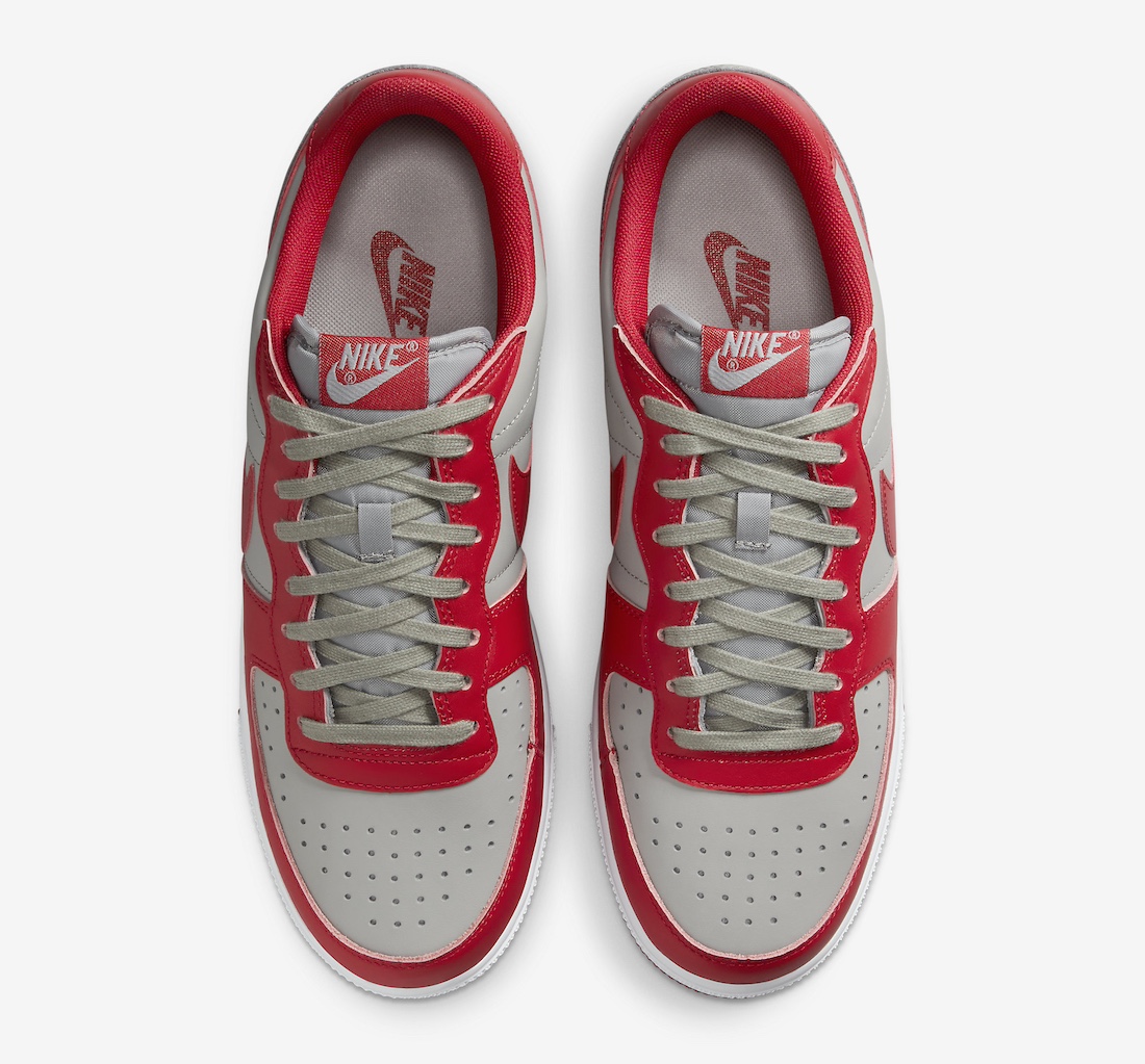 NIKE TERMINATOR LOW TL TRAINERS - MED GREY/VARSITY RED/WHITE