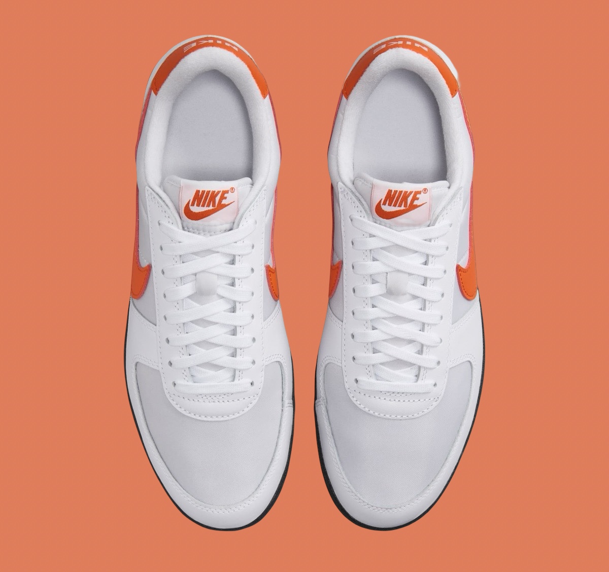 NIKE FIELD GENERAL 82 SP TRAINERS - WHITE/ORANGE BLAZE/BLACK