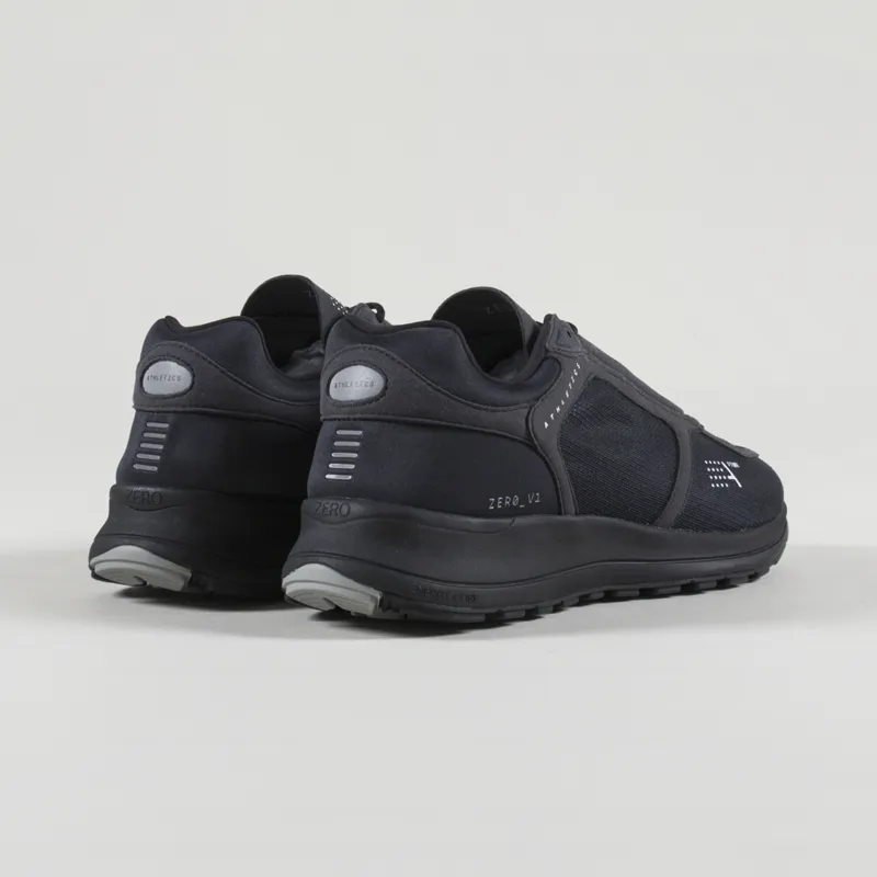 ATHLETICS FOOTWEAR ZERO V1 TRAINERS - JET BLACK