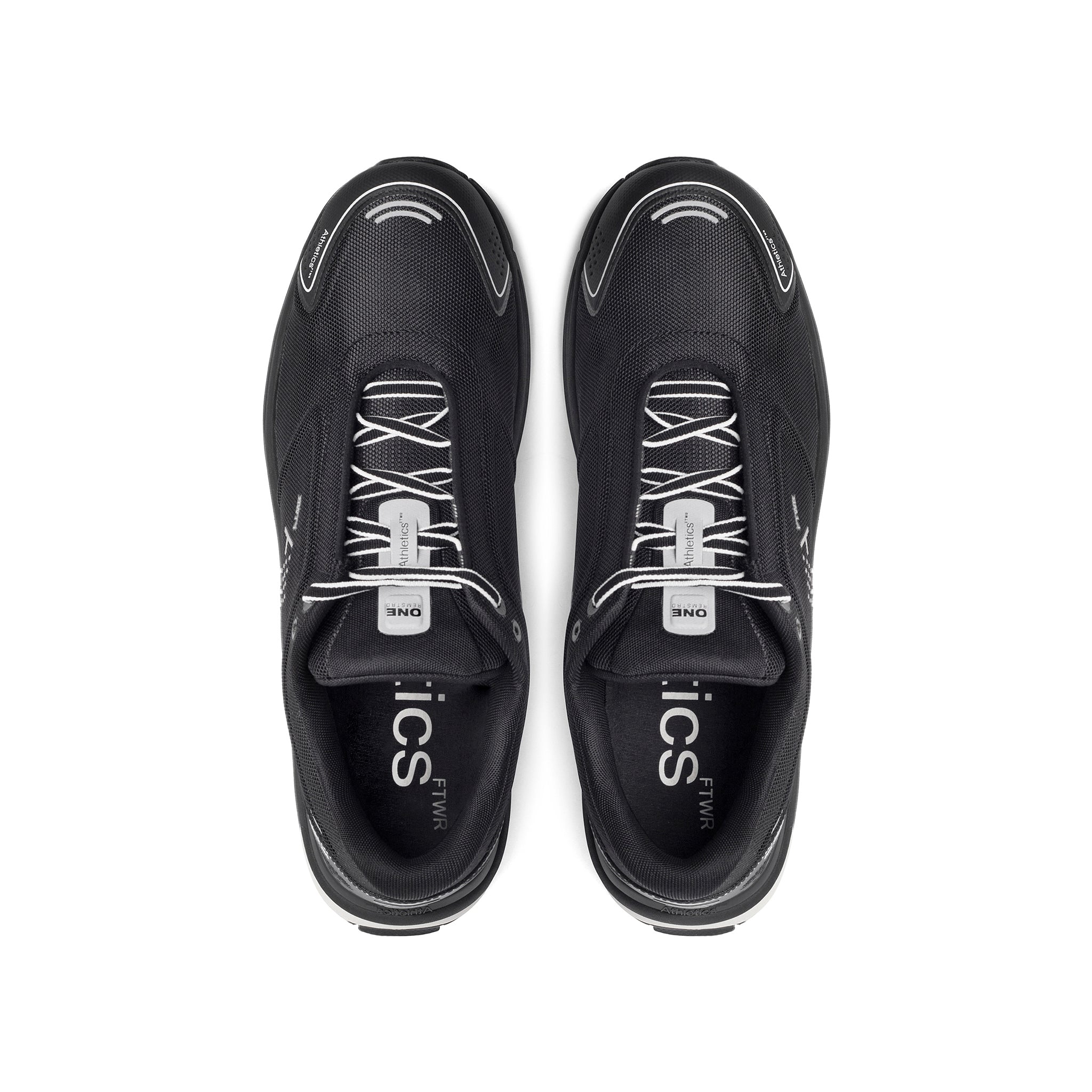 ATHLETICS FTWR ONE REMASTERED TRAINERS - BLACK/GREY RACER