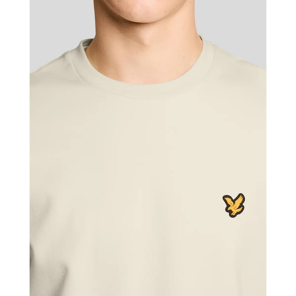 LYLE & SCOTT CREW NECK FLY FLEECE - WHITECAP GREY