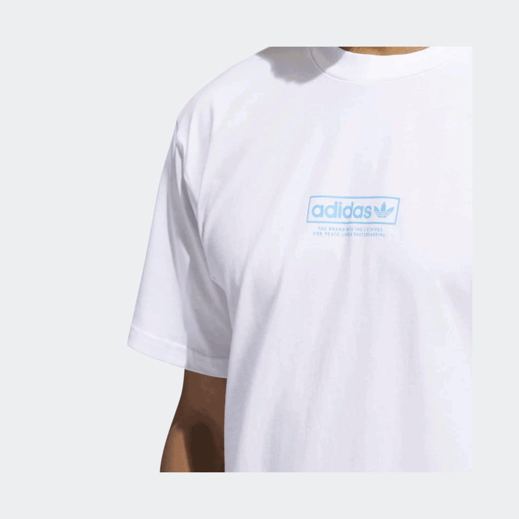 ADIDAS MENS MESSAGE SHORT SLEEVE TEE