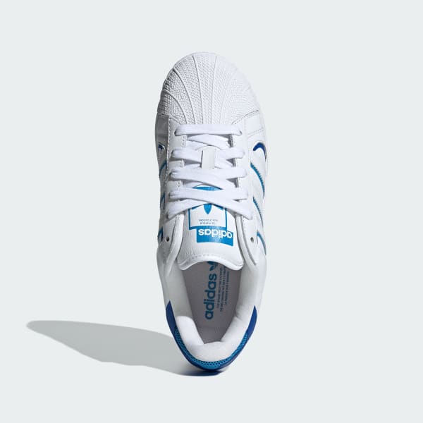 ADIDAS ORIGINALS SUPERSTAR XLG ESSENCE WOMENS TRAINERS - WHITE