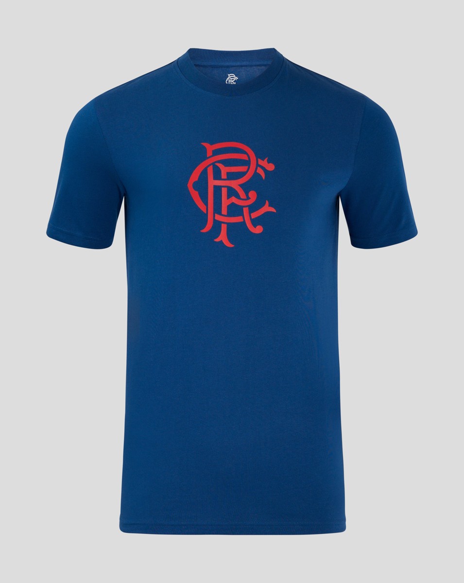CASTORE RANGERS CORE CREST TEE - NAVY PEONY